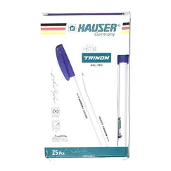 قلم، هاوسر، قلم جاف، ازرق، 25 حبة/ علبة