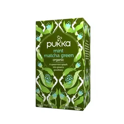 Pukka Supreme Matcha Organic Herbal Matcha Green Tea with Sencha – 4 Packs x 20 Teabags