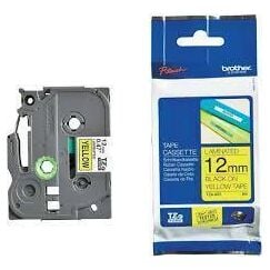 شريط طباعة Brother TZE-631 أسود على أصفر 12 ملم