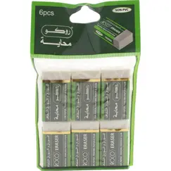 محاية بلاستيكية ابيض ‎روكو 6 حبة / بكت