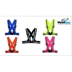 ادوات السلامة، سترة عاكسة  قابلة للتعديل من VAULTEX ADV - للركض والمشي وركوب الدراجات