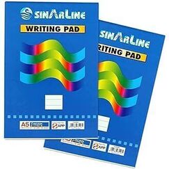 Sinarline Graph Pad, A4 Size 21 x 29.7 cm, 50 Sheets/(10 Pads)