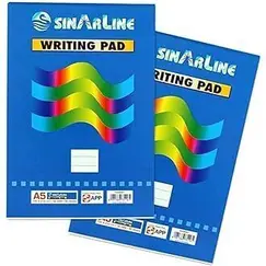 Sinarline Graph Pad, A4 Size 21 x 29.7 cm, 50 Sheets/(10 Pads)