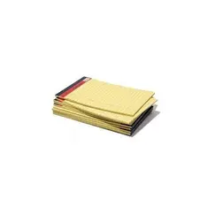 Sinarline Legal Pad Yellow A4 Size 21 x 29.7 cm, 40 Sheets/Pad (10 pieces)