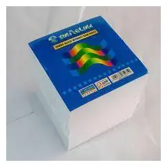 Sinarline Memo Cube (Jumbo Block) WHITE Paper, Glued, Size: 9 x 9 x 9 cm (870 Sheets)