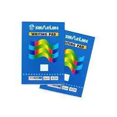 Sinarline Standard SINARLINE Writing Pad, Size: A5 (14.5 x 21 cm), 80 Sheets/10 Pads