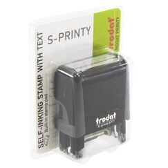 Stamp, Trodat Printy 4911, Self Inking Stamp, "Faxed", Red