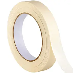 Tape, Masking Tape, 1 inch (24 mm) x 25 M, Beige, 12PC/Pack