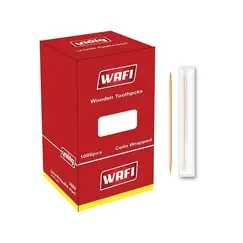 اعواد خشبية للاسنان 1000 حبة - تغليف شفاف