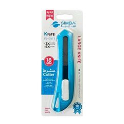 Cutter Knife 18mm SIMBA with Plastic Head
