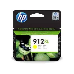 HP 912XL High Yield Yellow Original Ink Cartridge (3YL83AE)