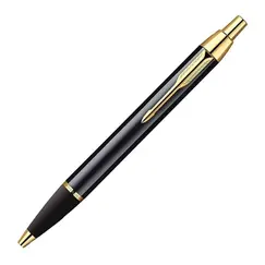PARKER IM Ballpoint Pen Black with Gold Trim