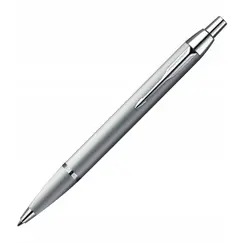 PARKER IM Ballpoint Pen Brushed Metal with Chrome Trim