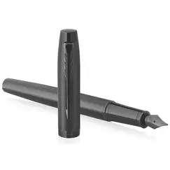 PARKER IM Medium Fountain Pen Matte Black with Black Trim