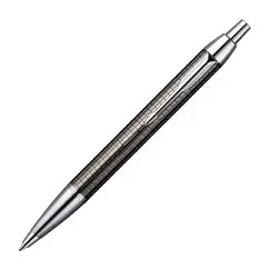 PARKER IM Premium Ballpoint Pen Gun Metal Chrome Trim