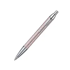 PARKER IM Premium Ballpoint Pen Pink Pearl Chrome Trim