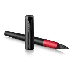 PARKER Ingenuity 5th Technology Deluxe Slim Medium Fountain Pen Black and Red Black Ink