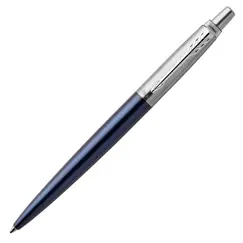 PARKER Jotter Medium Ballpoint Pen Royal Blue Chrome Trim