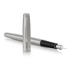 PARKER Sonnet Medium Fountain Pen Stainless Steel Palladium Trim