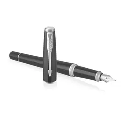 PARKER Urban Medium Fountain Pen London Cab Black Chrome Trim