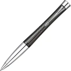PARKER Urban Premium Ballpoint Pen Ebony Metal Chrome Trim