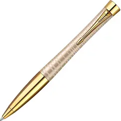 PARKER Urban Premium Ballpoint Pen Golden Pearl Gold Trim