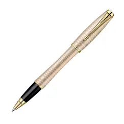 PARKER Urban Premium Fine Rollerball Pen Golden Pearl Black Ink