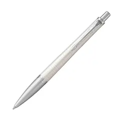 PARKER Urban Premium Medium Ballpoint Pen Pearl Metal Blue Ink