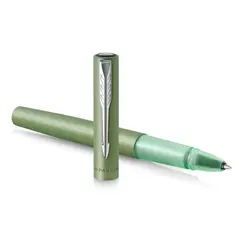 باركر قلم فيكتور اكس إل اخضر بحواف كروم رولربول