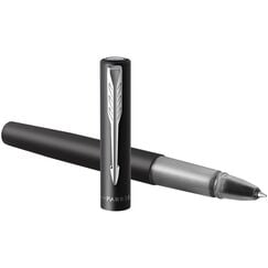 PARKER Vector XL Rollerball Pen Metallic Black Chrome Trim