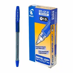 بايلوت قلم بي بي اس جاف 1مم ازرق (12 حبة/علبة)