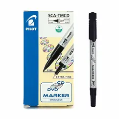 بايلوت سي دي ماركر اسود (12 حبة/علبة)