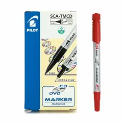 بايلوت سي دي ماركر احمر (12 حبة/علبة)