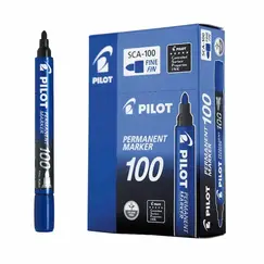 بايلوت ماركر سن مدبب ازرق (12 حبة/علبة)