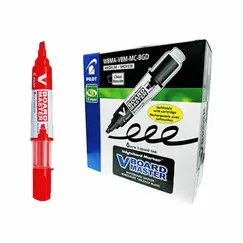 بايلوت قلم سبورة احمر (12 حبة/علبة)