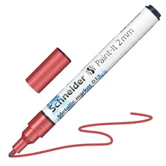 شنايدر بينت-إت 011 ميتاليك ماركر 2mm احمر ميتاليك (5 حبة/علبة)