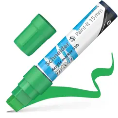 شنايدر بينت-إت 330 اكريلك ماركر 15mm أخضر (5 حبة/علبة)