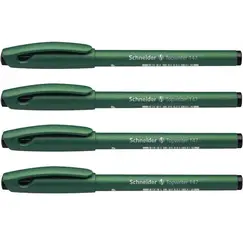 شنايدر توب رايتر 147 قلم فايبر 0.6mm أسود  (10 حبة/علبة)