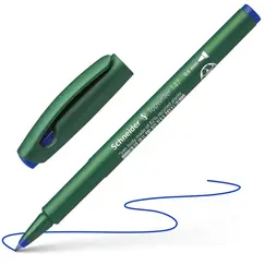 SCHNEIDER Topwriter 147 Fibre Pen 0.6mm Blue (10 pcs/box)
