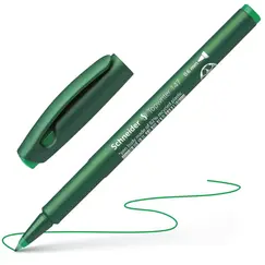 SCHNEIDER Topwriter 147 Fibre Pen 0.6mm Green (10 pcs/box)