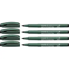 شنايدر توب رايتر 157 قلم فايبر 0.8mm أسود (10 حبة/علبة)