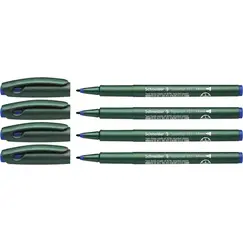 شنايدر توب رايتر 157 قلم فايبر 0.8mm أزرق (10 حبة/علبة)