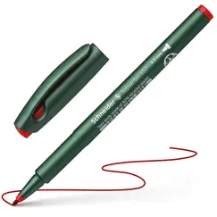 SCHNEIDER Topwriter 157 Fibre Pen 0.8mm Red (10 pcs/box)