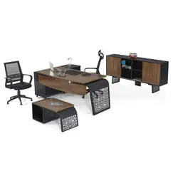 Office Set Terra - Grey & Brown | 3-Piece (TLLL-DS006)