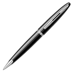 WATERMAN Carene Ballpoint Pen Black Chrome Trim
