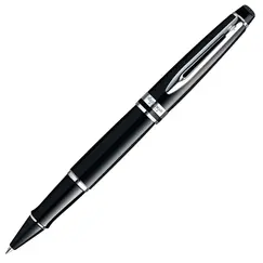 WATERMAN Expert Rollerball Pen Black Chrome Trim