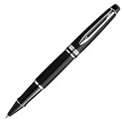 WATERMAN Expert Rollerball Pen Matte Black Chrome Trim