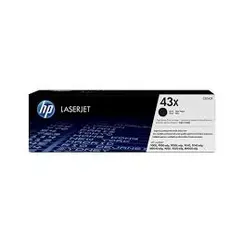 خرطوشة حبر ليزر أصلية HP 43X عالية الإنتاجية باللون الأسود (C8543X)