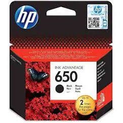 HP 650 Black Original Ink Cartridge (CZ101AK)