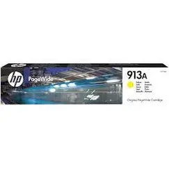 خرطوشة HP 913A أصلية باللون الأصفر (F6T79AE) للطابعة PageWide